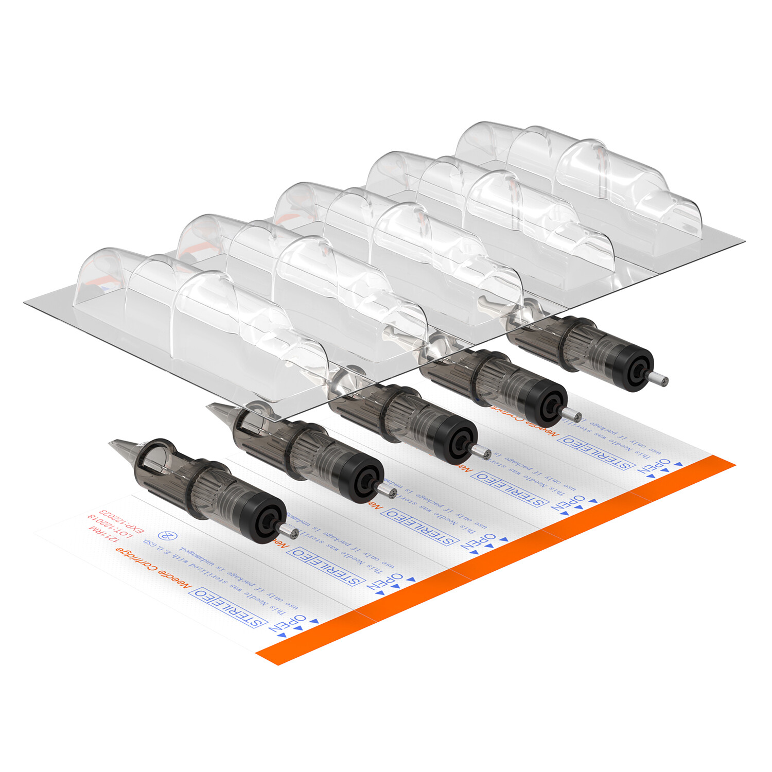 20/50/100Pcs Disposable Needle Cartridge Sterile Tattoo Needle RL,RS,M1,RM0.35mm