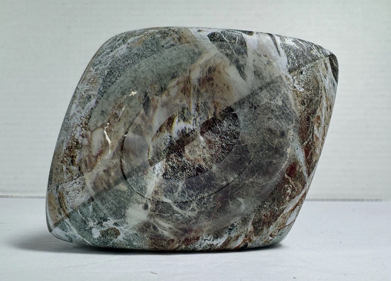 Bath & Body Works Green Mix Stone Foaming Hand Soap Dispenser Holder Pump