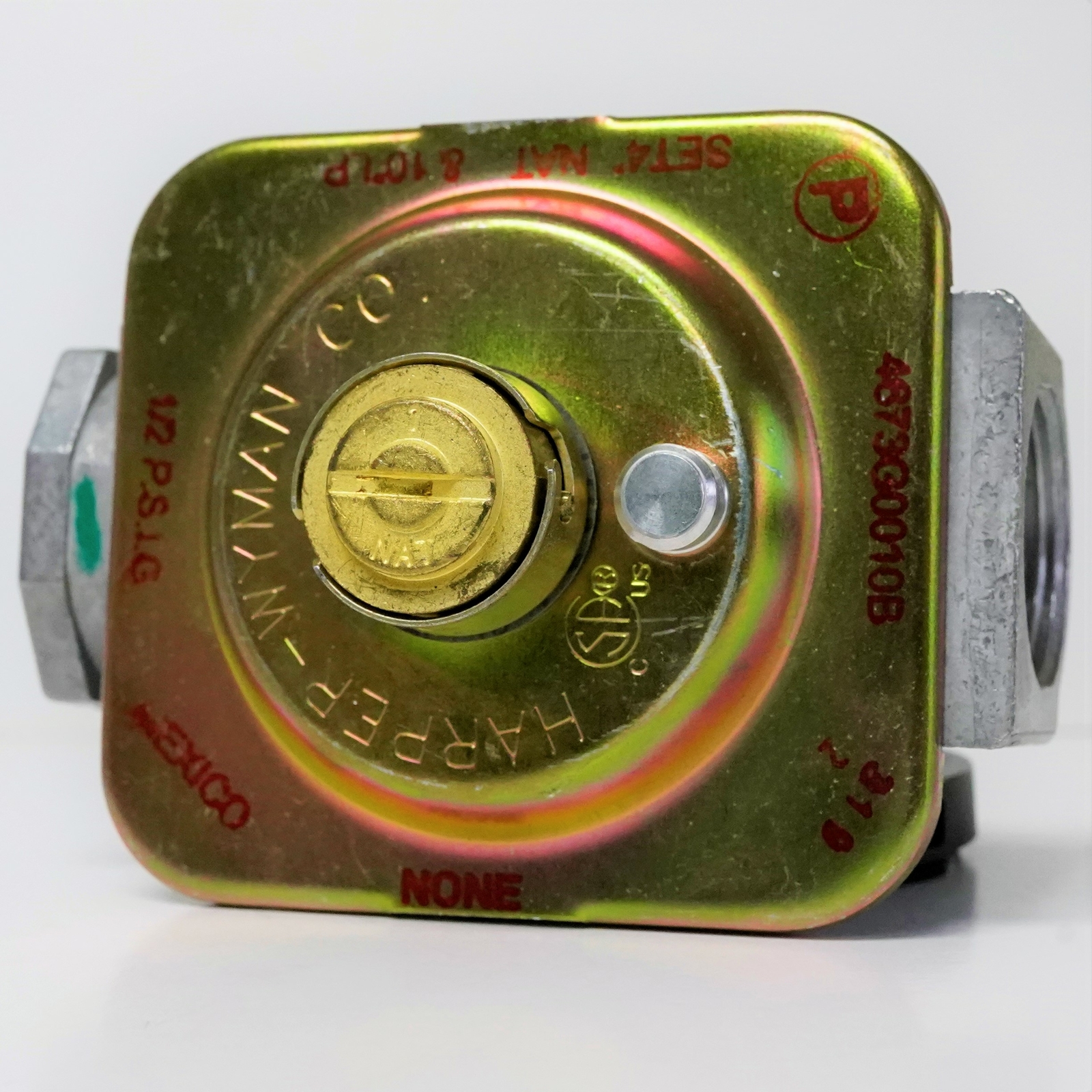 Gas Pressure Regulator 3/4" x 3/4" Natural 4" LP 10" Harper 4600S0004 4673G0010B