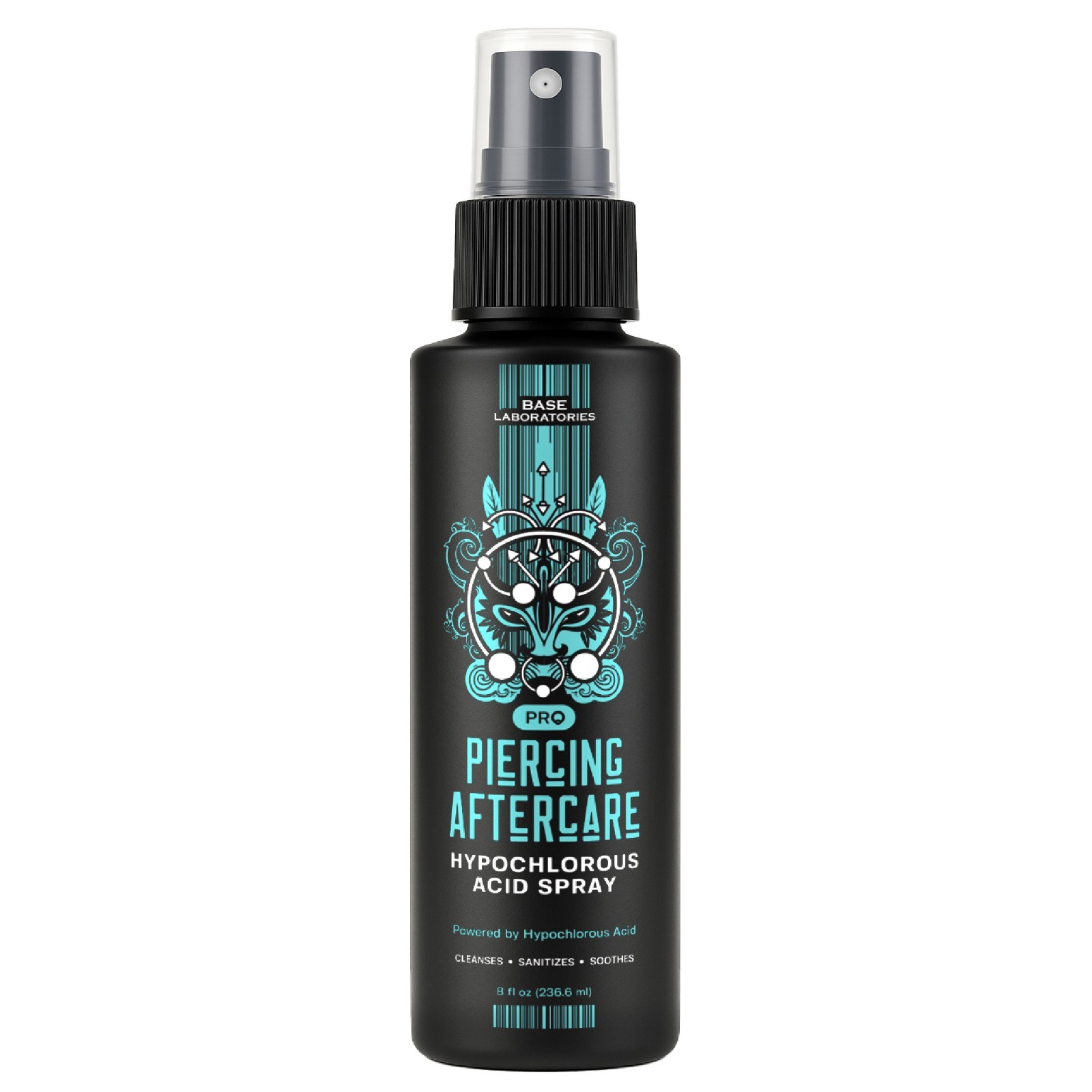 Base Labs Piercing Aftercare Hypochlorous Acid Spray - For All Body Piercings