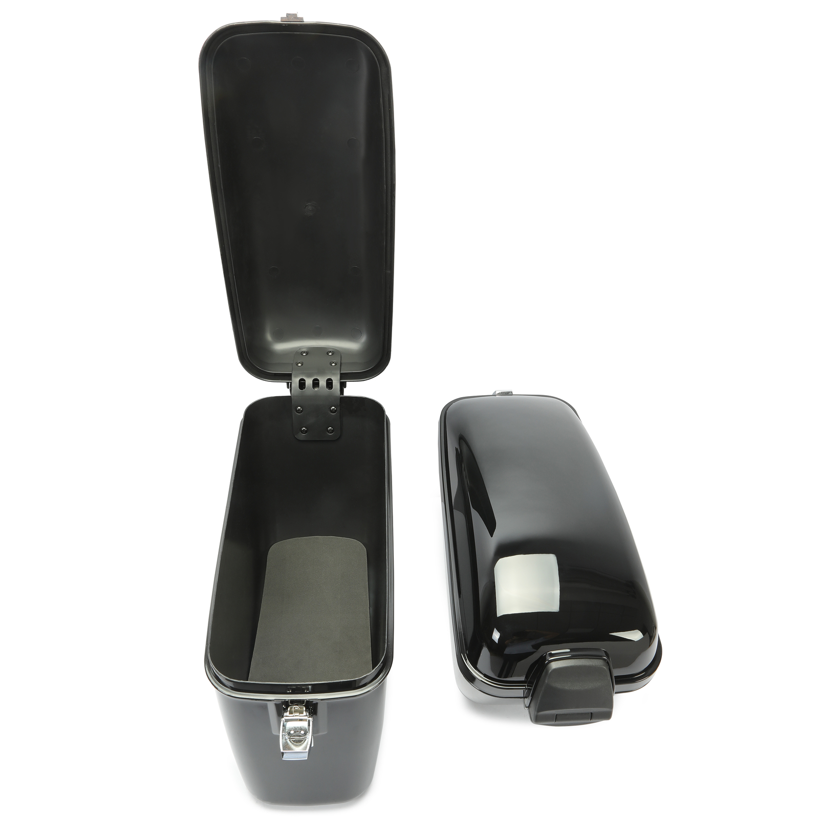 Motorcycle Hard Saddlebags Saddle Bags Luggage For Harley Honda Yamaha Cruiser