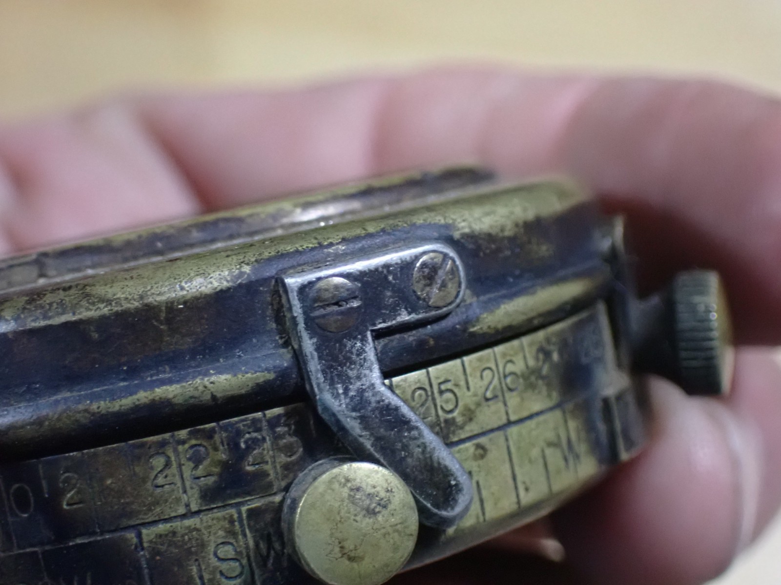 1918 CE No. 32528 Brass Compass for parts