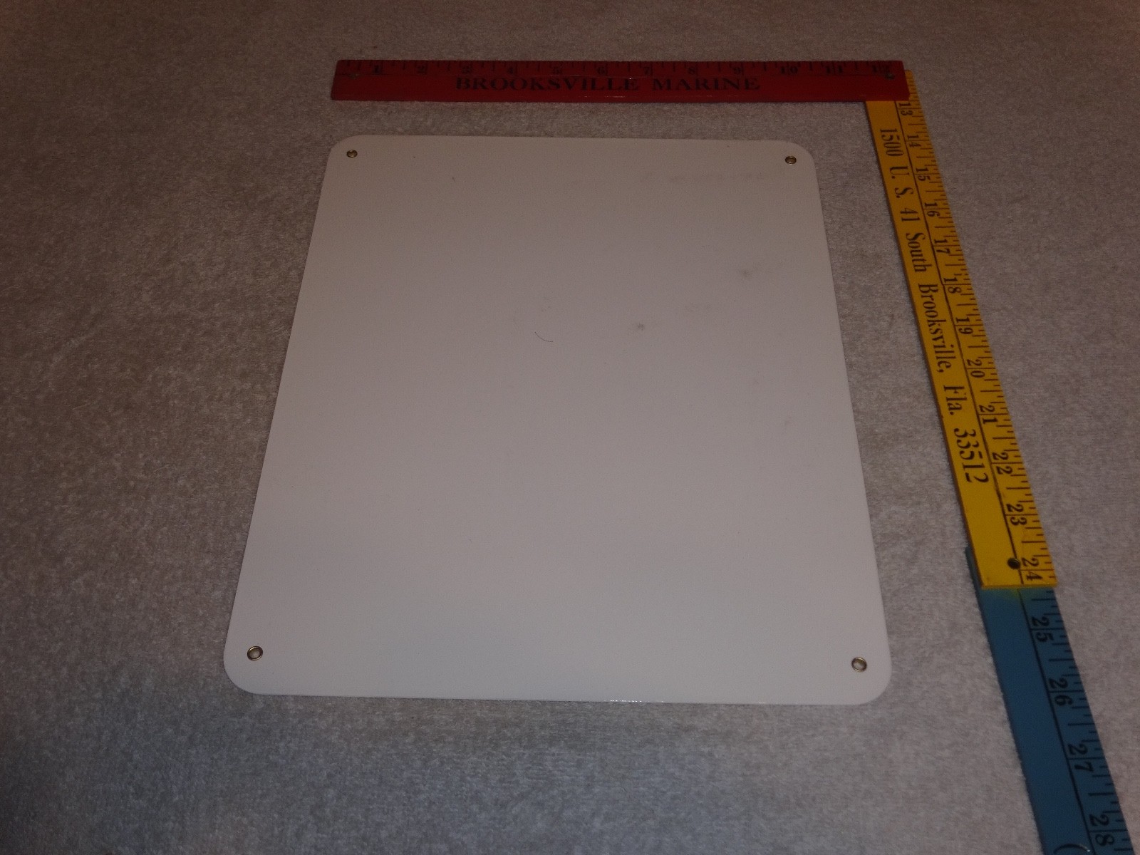 VINTAGE TEXACO RESTROOM REGISTERED MEN & WOMAN 12" PORCELAIN METAL GASOLINE SIGN