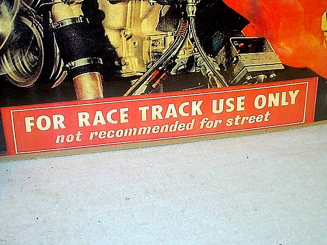 THREE VINTAGE 1960's FORD 427 OHC SOHC DRAGGIN ENGINE ADVERTISING PAPER POSTERS