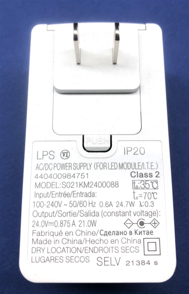 Genuine Philips Hue AC Adapter Power Supply 3- Port Plug 24V/21W S021KM2400088
