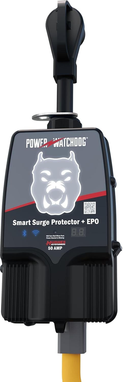 Hughes Power Watchdog PWD50EPOW Smart RV Portable Surge Protector 50 Amp Wifi