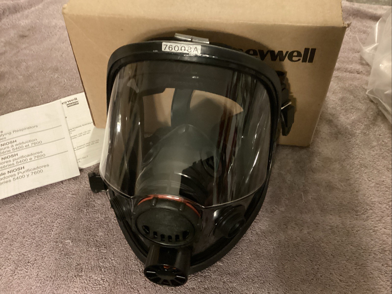 HONEYWELL NORTH 760008A … 7600 Series M/L Full Face Respirator Mask…NEW😀