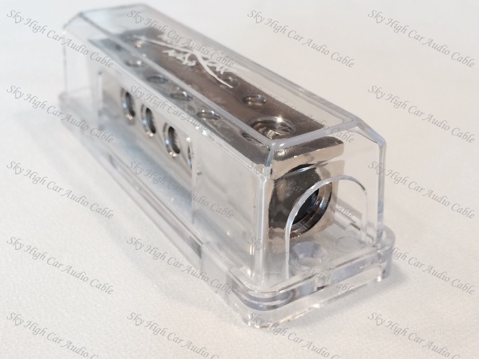 Sky High Car Audio (2) 1/0 gauge to (8) 8 ga Distribution Block Car Audio Distro