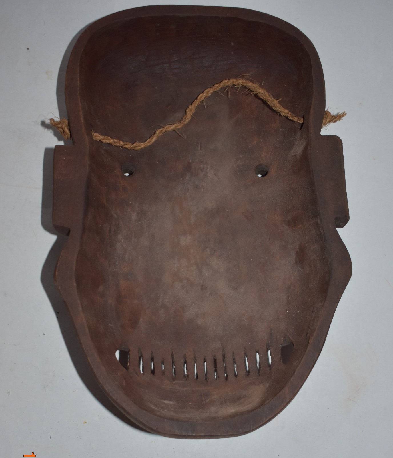 BEAUTIFUL RARE GREENLAND SHAMANS MASK, 14", 1900S
