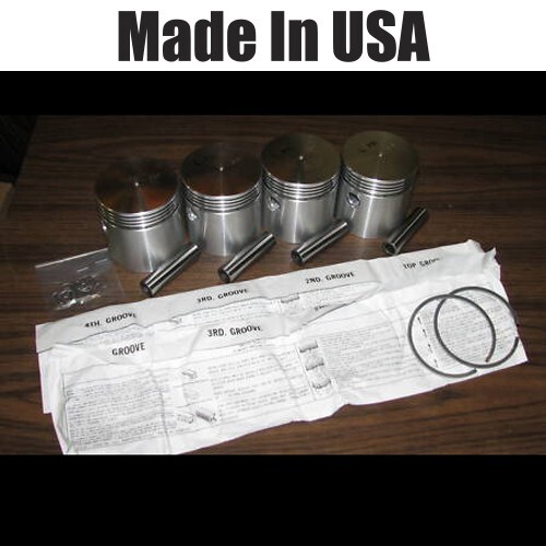 Wisconsin Engine Piston & Ring set for VH4D, W4-1770 READ AD!!