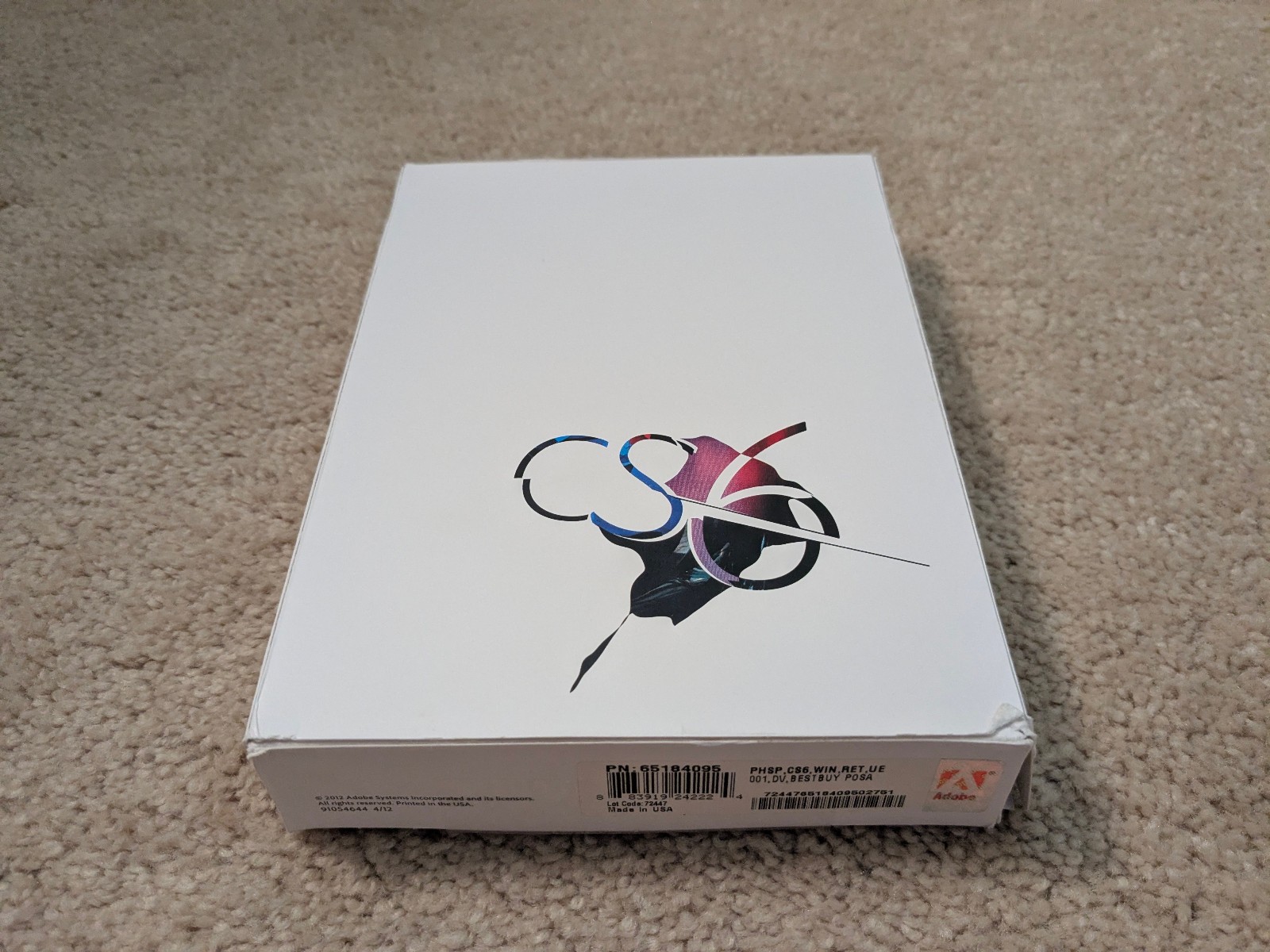 Adobe Photoshop CS6 for Windows - Disc and Serial Number - FREE RETURNS