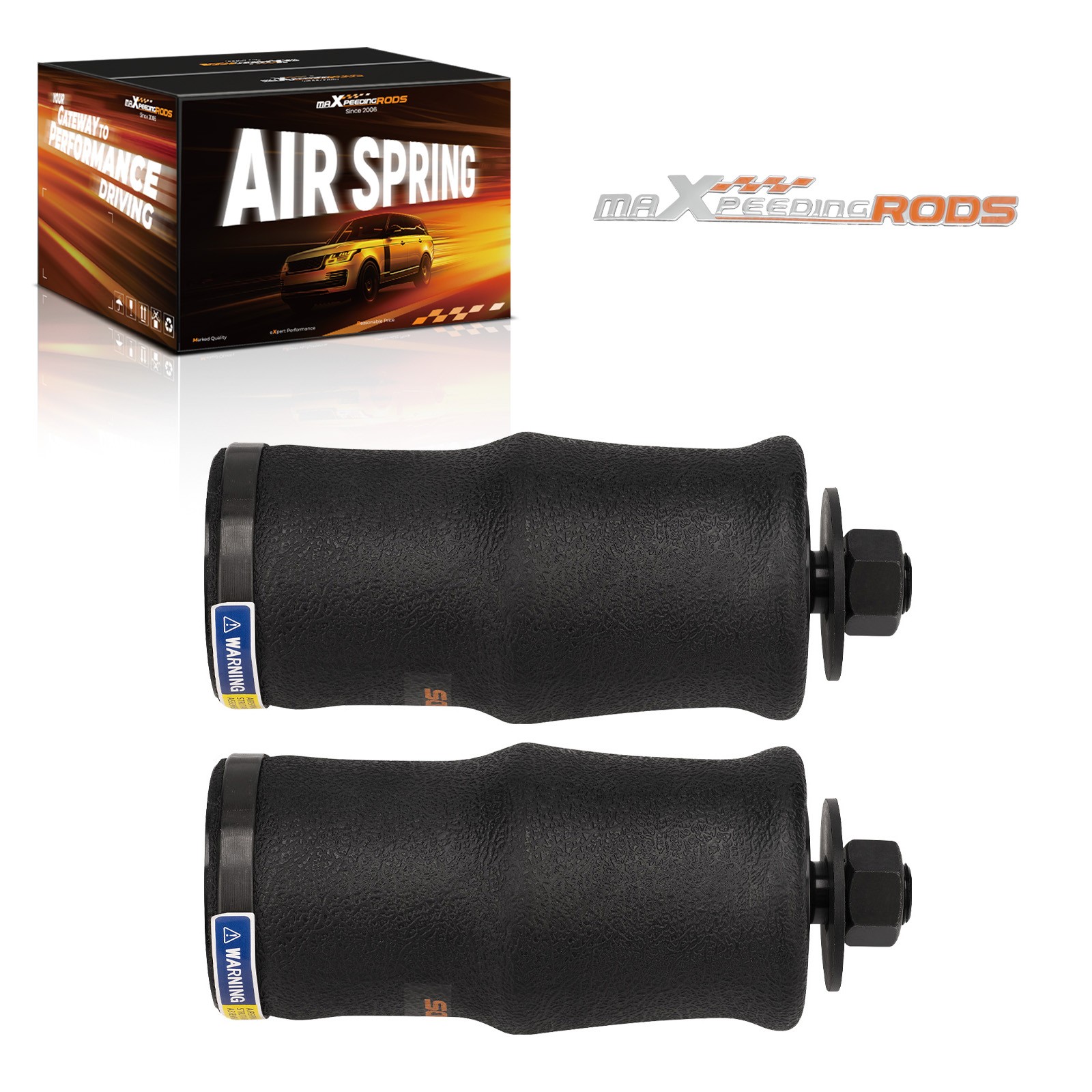 Pair for Firestone W02-358-7036 Cab Air Springs Bags For Peterbilt Truck