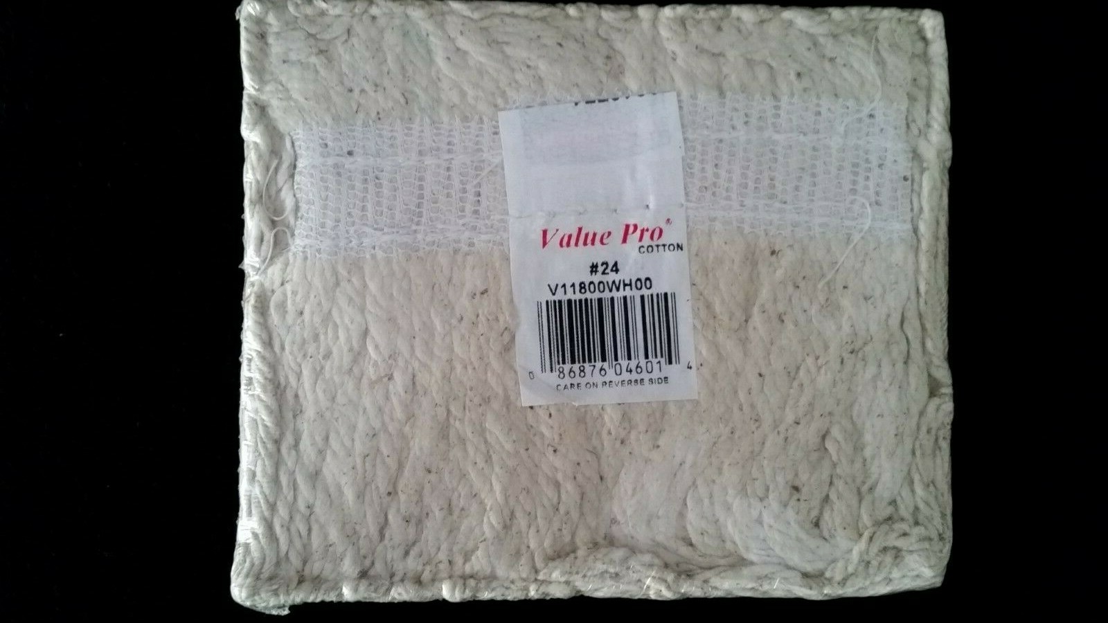 Rubbermaid Value Pro #24 Mop Head - V11800WH00 - 086876046014