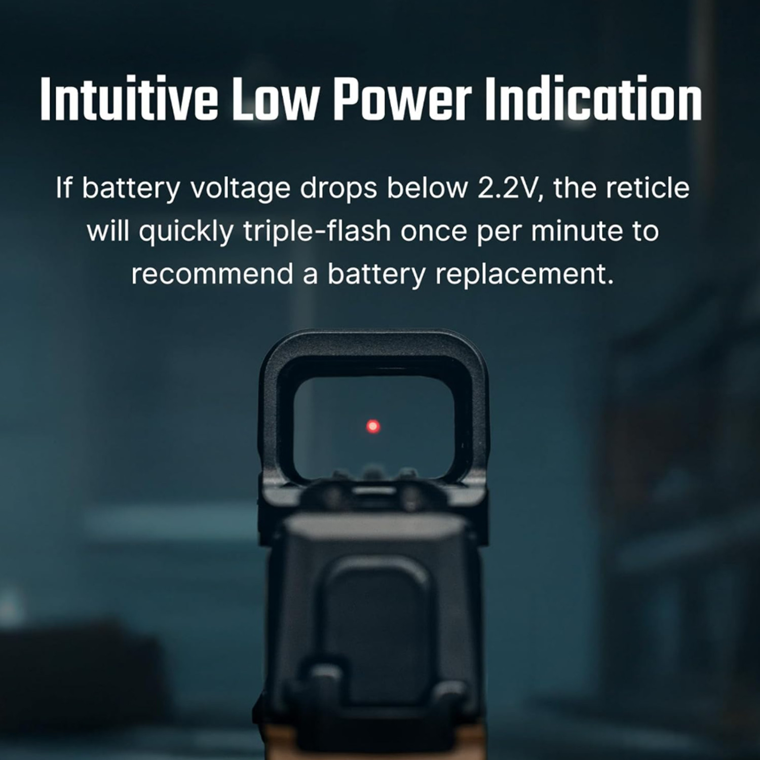 OSIGHT K-RD Red 6 MOA Open Reflex Sight  RMSc Footprint