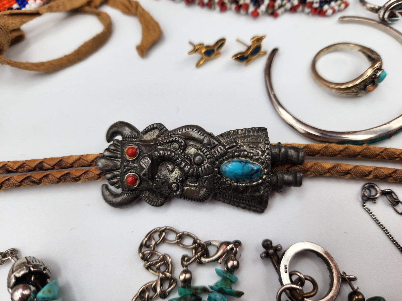 Large Native American Jewelry Lot. Lots Of 925