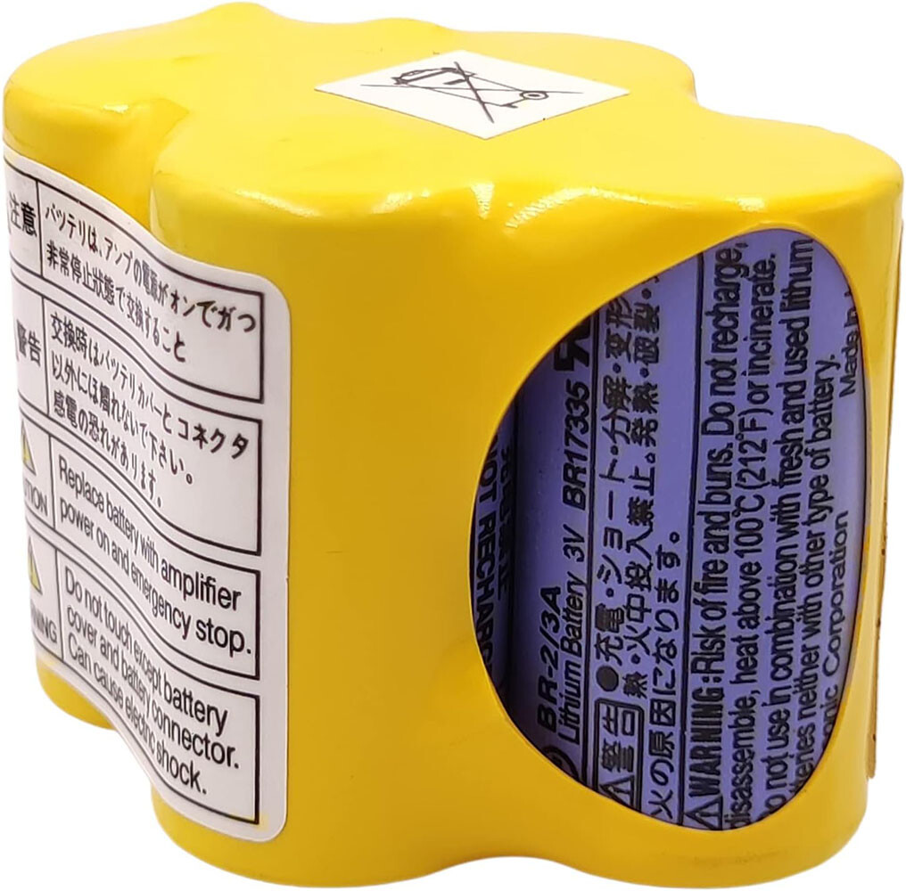 ◉ 100X BR-2/3AGCT4A BR2/3AG BR2/3AGCT4A Battery for FANUC A98L-0031-0025 w/plug