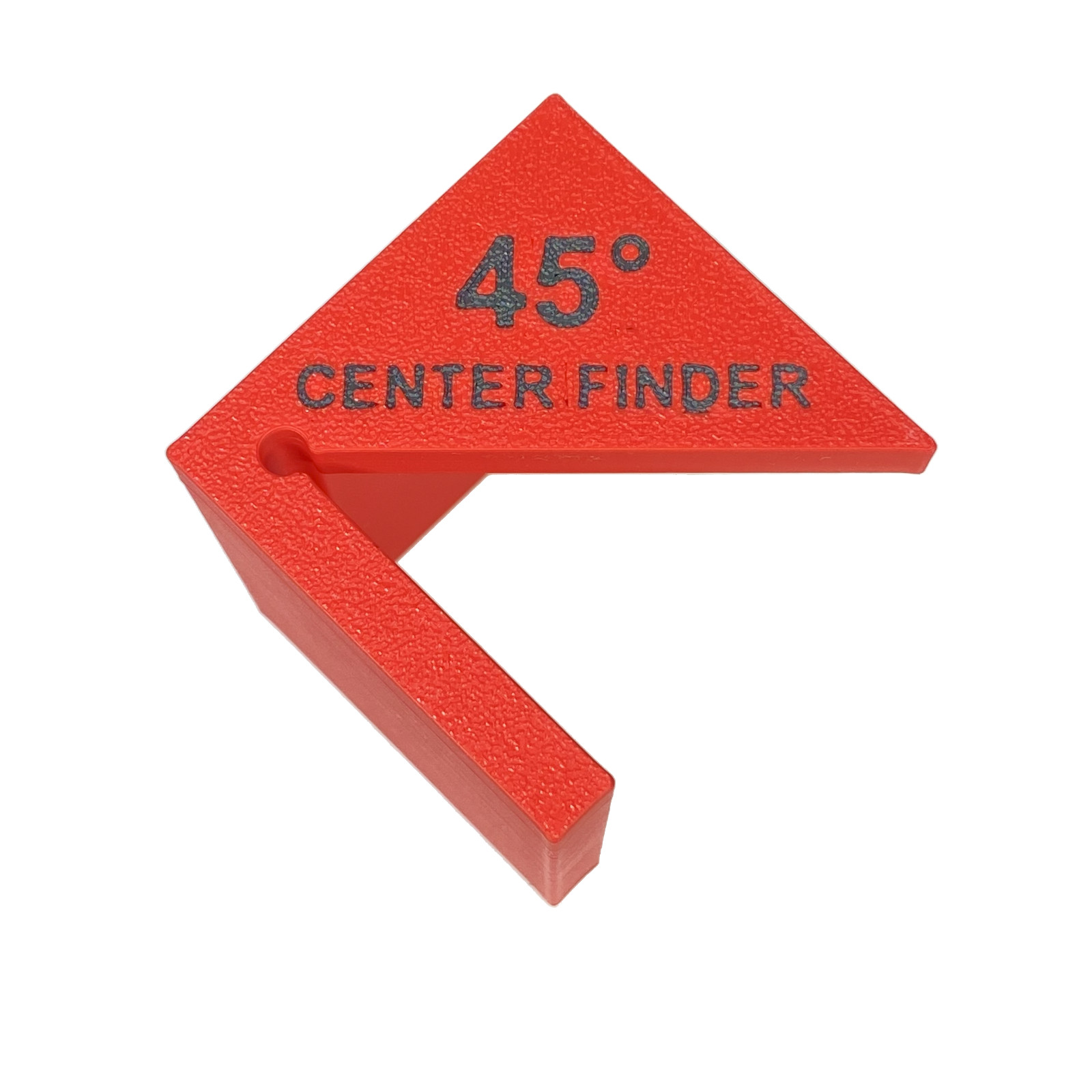 45° Center Finder Tool — Locate the Center of Round or Square Stock
