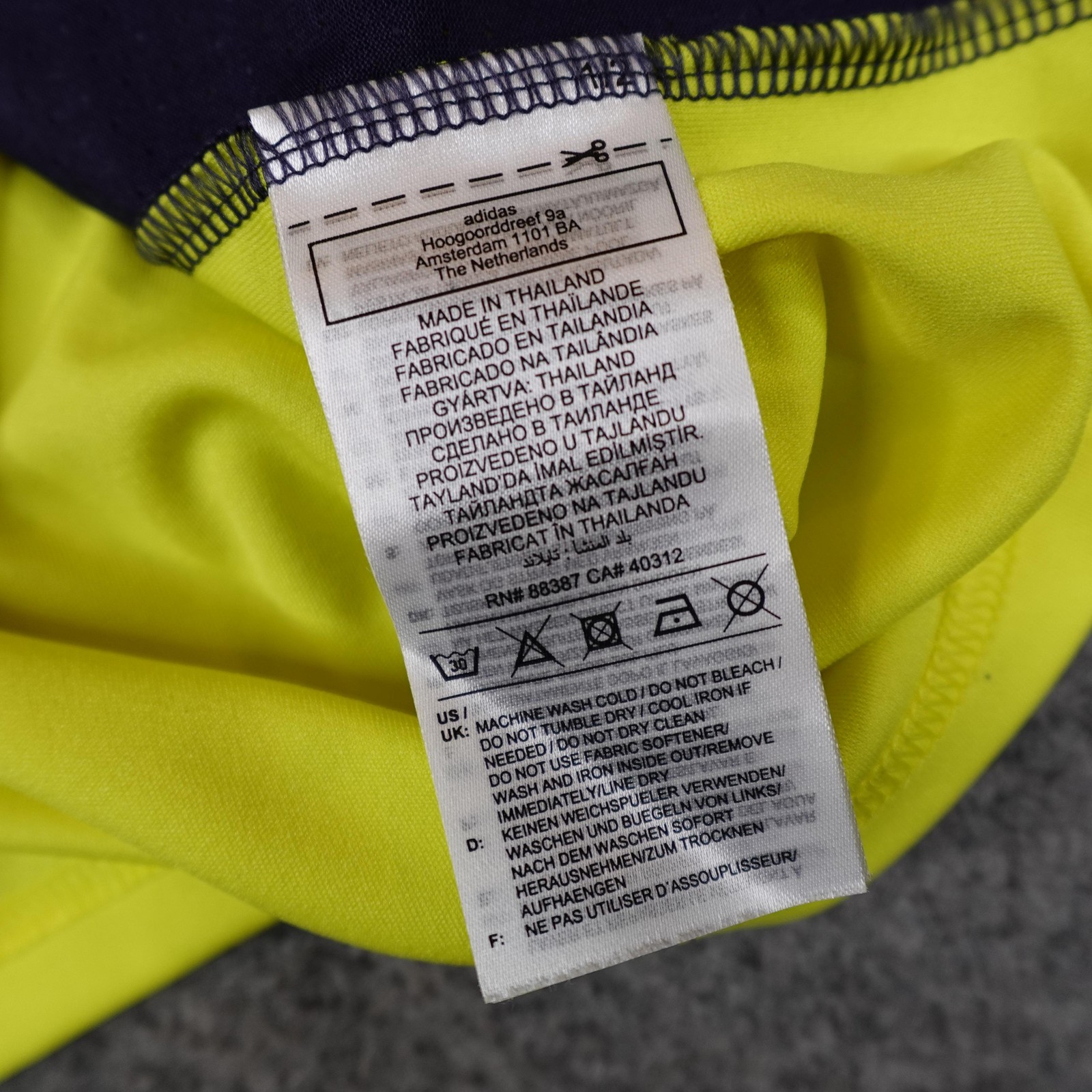 Nashville SC Jersey Mens Small Yellow MLS Soccer Adidas AEROREADY Renasant 2021