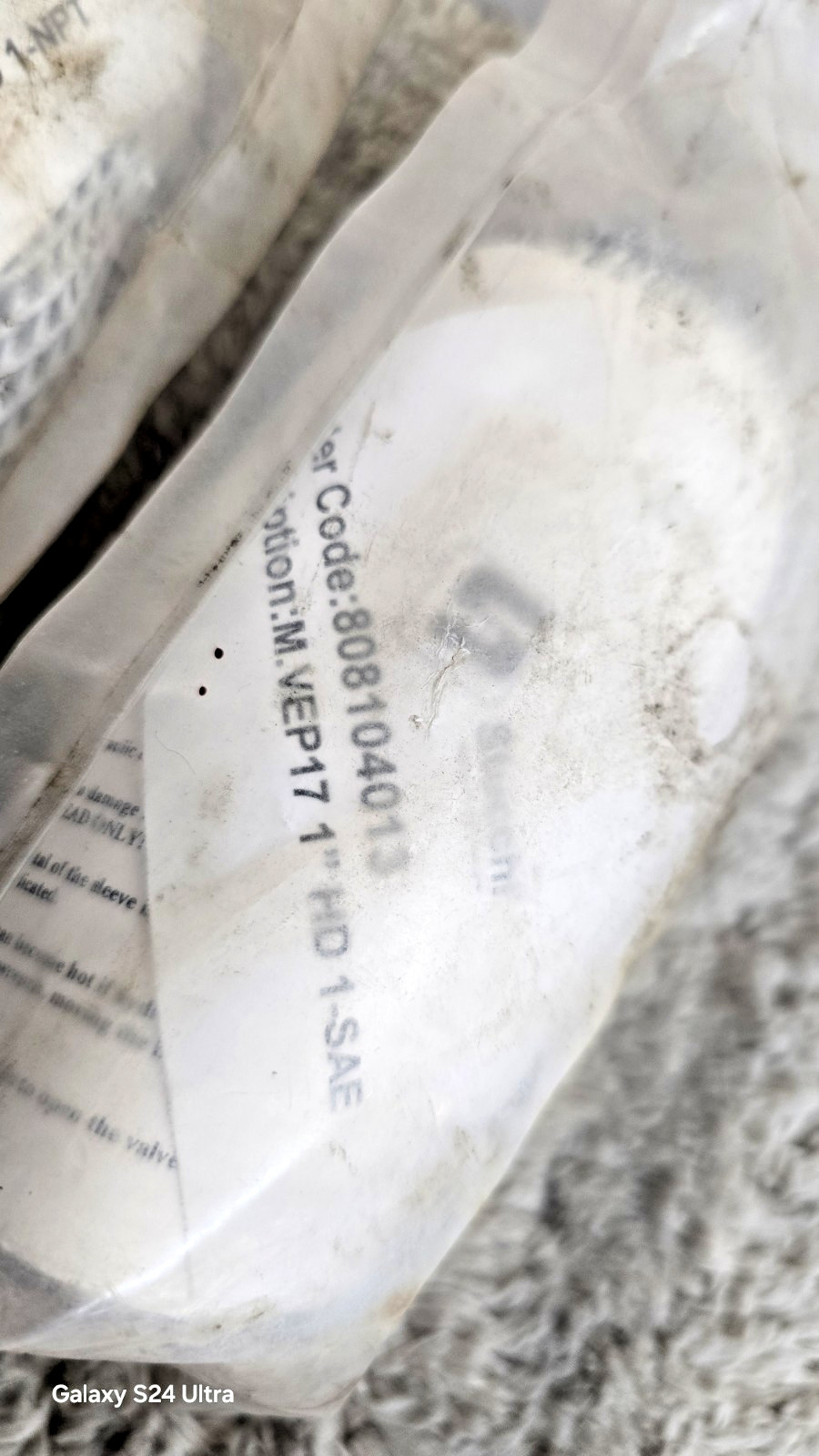 Stucchi Coupler 808101013 Male VEP17HD 1" NPT Flat Face Plus another 808104013