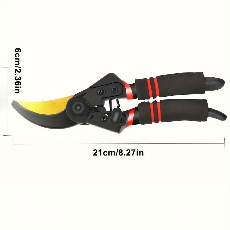 SK-5 Garden Pruning Shears - Heavy Duty for Tree Branch Trimming, Comfort Grip