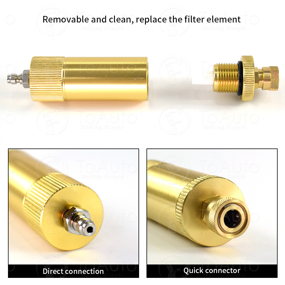 PCP High Pressure Pump Air Filter Compress Oil-water Separator 30Mpa 4500PSI US