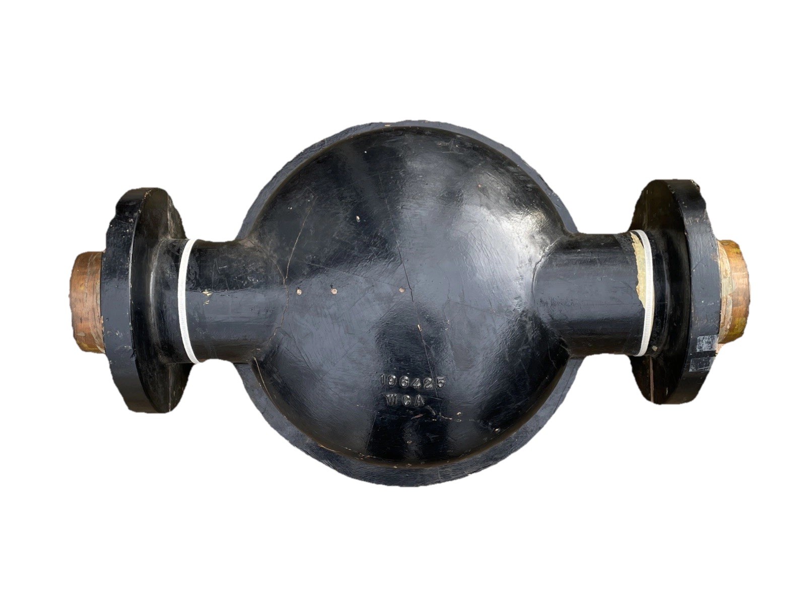 Large Vintage Industrial Wood Foundry Mold Pattern From Philadelphia Navy Yard