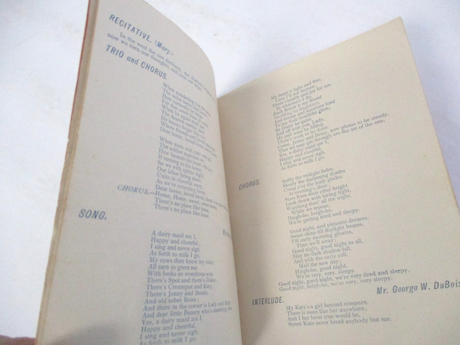 1889 THE HAYMAKERS, Pastoral Cantata Rendered by New Paltz, NY Choral Society