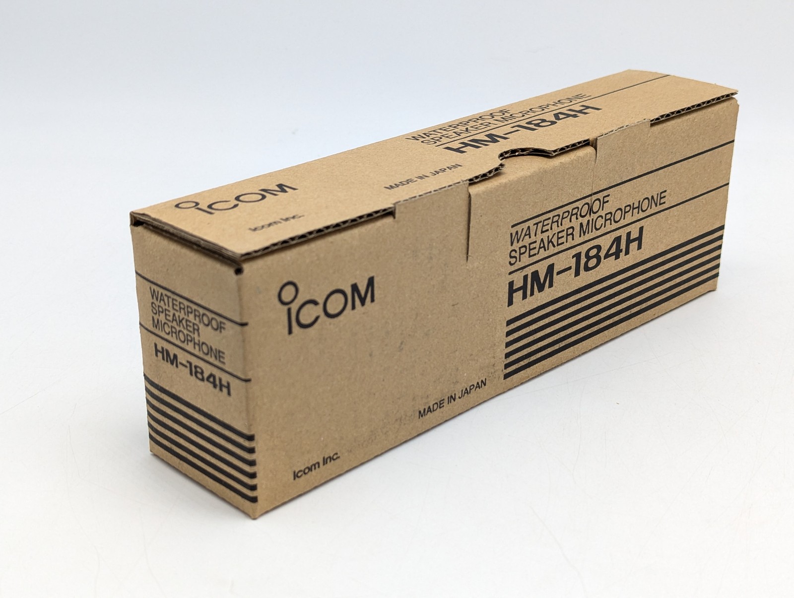 Icom Waterproof Speakerphone w/Clip & Push to Talk Button (HM-184H) Black