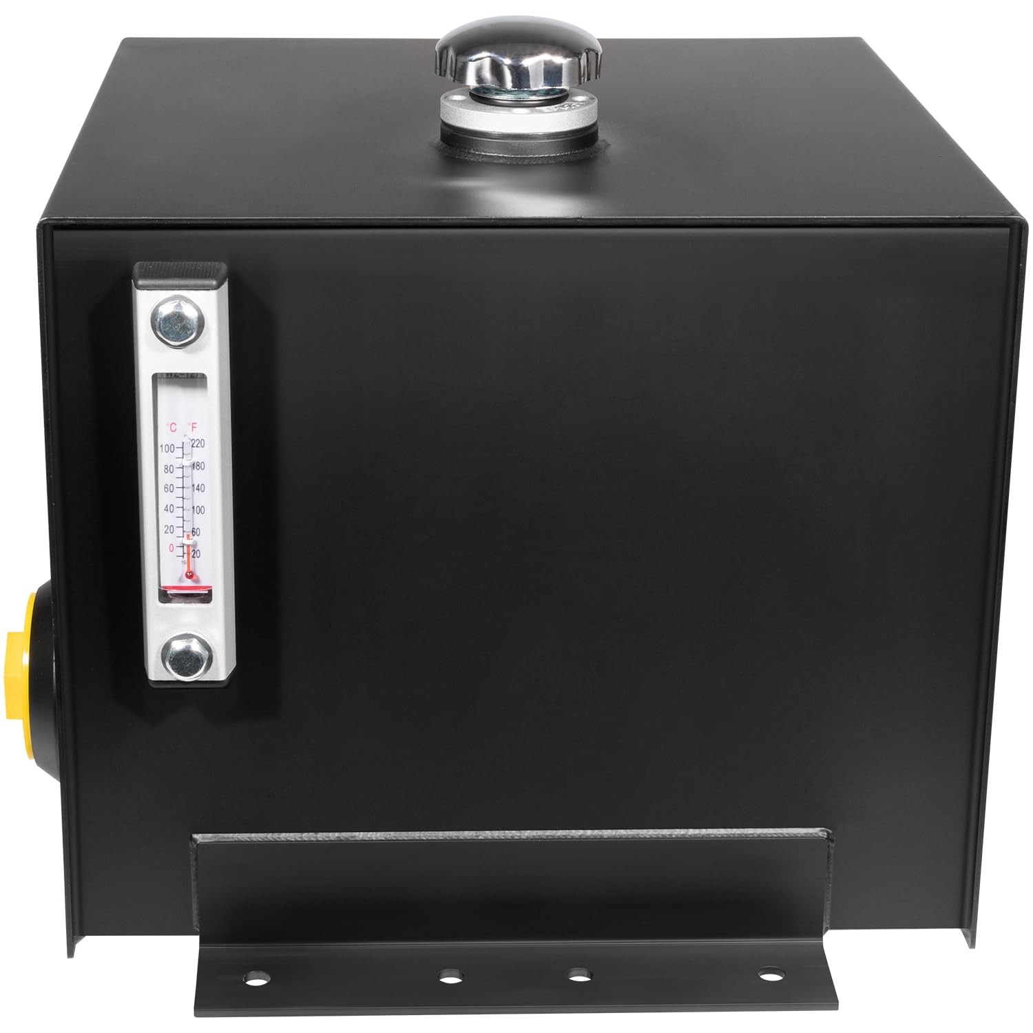 7 Gallon Hydraulic Fluid Reservoir Tank with Temp Gauge Sight-Gauge and Breather