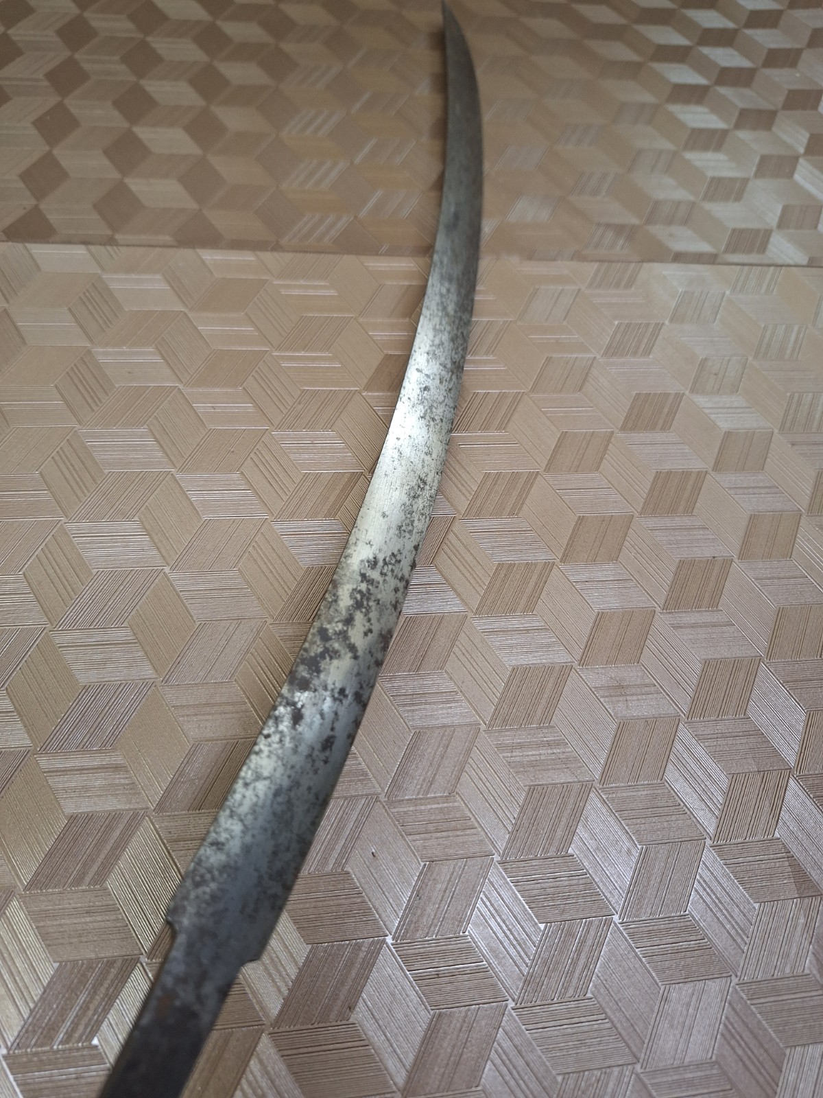 Antique Hand Forged Marked GERMANY Dussack Sword Blade ONLY 15" Blade 21" 0al