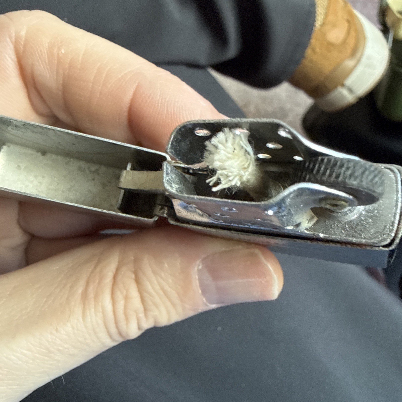 Vintage Advertising Lighter GUN Sportsman’s Headquarters Grand Forks ND