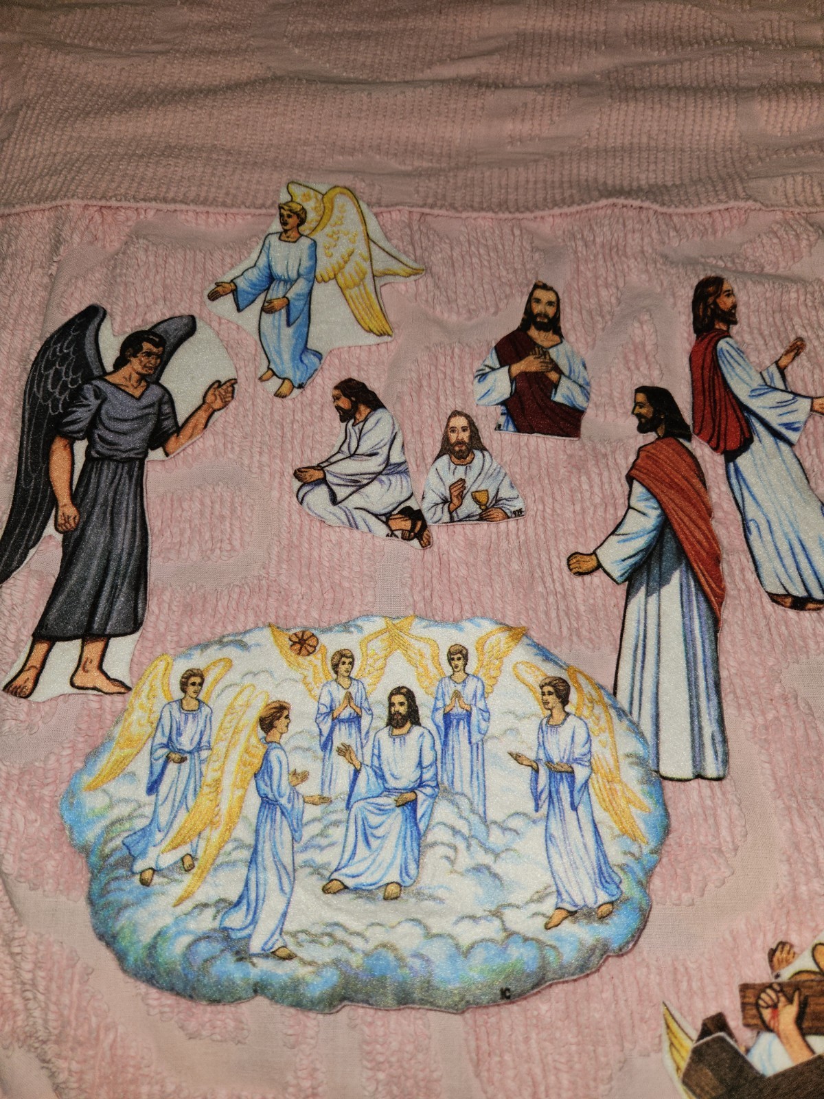 Huge Lot Of 58 Betty Lukens Vintage Bible Stories Felt Lot Characters Animals