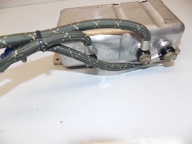 Billet Alum 3 Chamber Brake Fluid Reservoir BMRS L/W lines AP race 061725-15