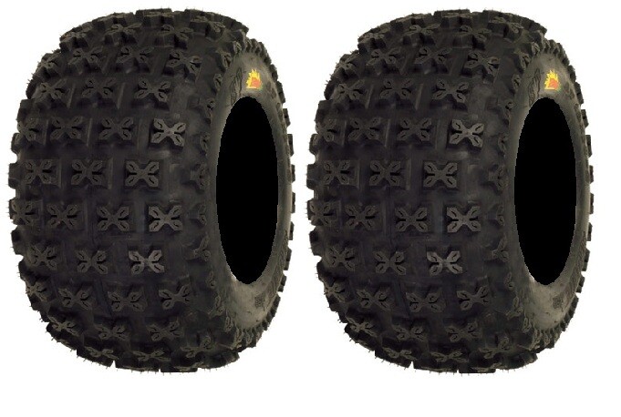 Pair of Sedona Bazooka Rear 18x10-10 (4ply) ATV Tires (2)
