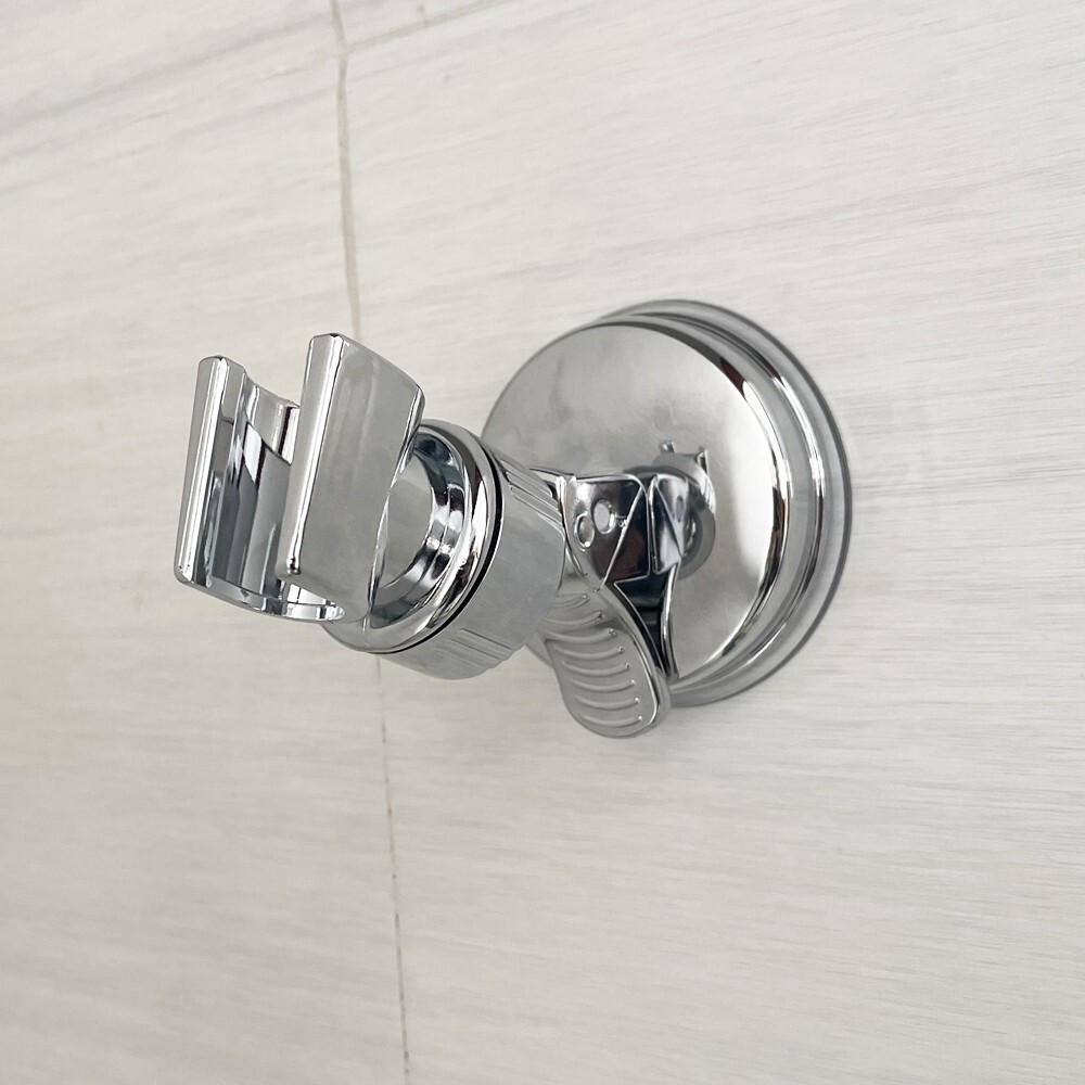 Adjustable Shower Head Holder Suction Cup Handheld Wall Mount Bathroom Bracket