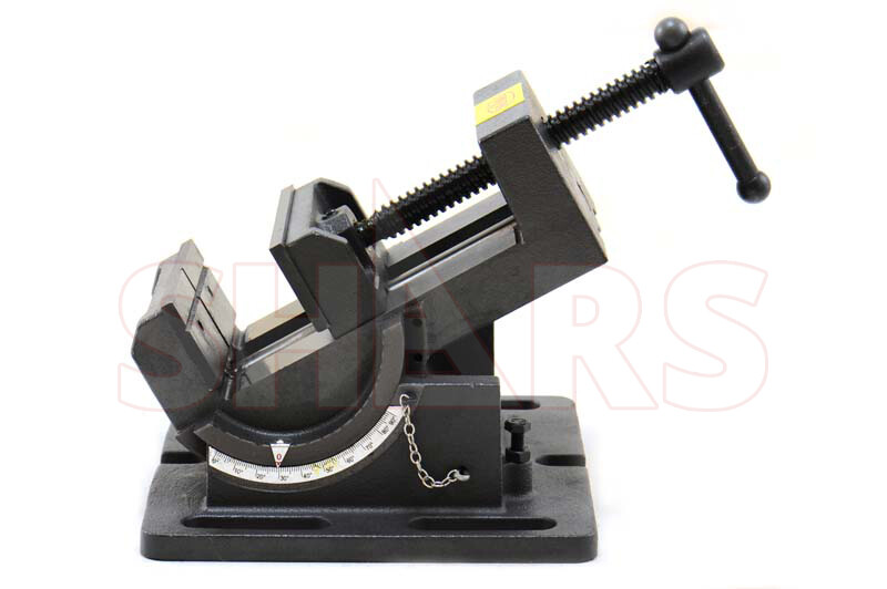 Shars 3-1/4 Precision Drill Press Tilting Vise Horizontal Vertical New #