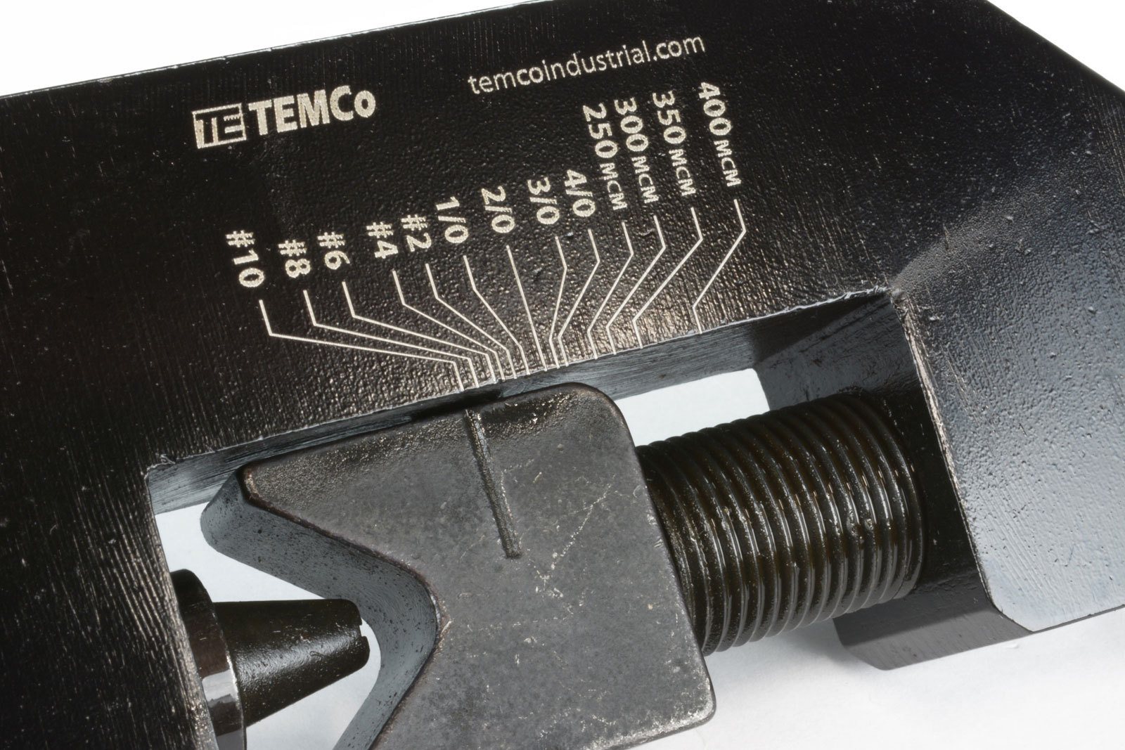 TEMCo HD 10GA–400mcm DIELESS INDENT LUG CRIMPER TOOL Battery Terminal Cable Wire