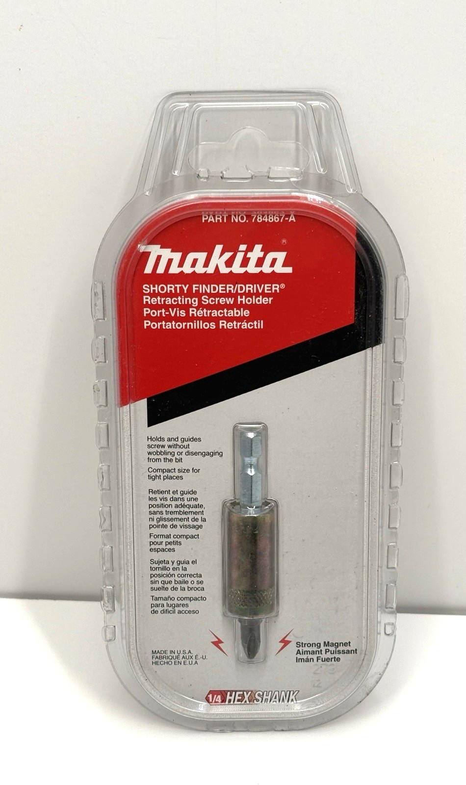 Makita Shorty Finder/Driver Retraction Screw Holder 784867-A