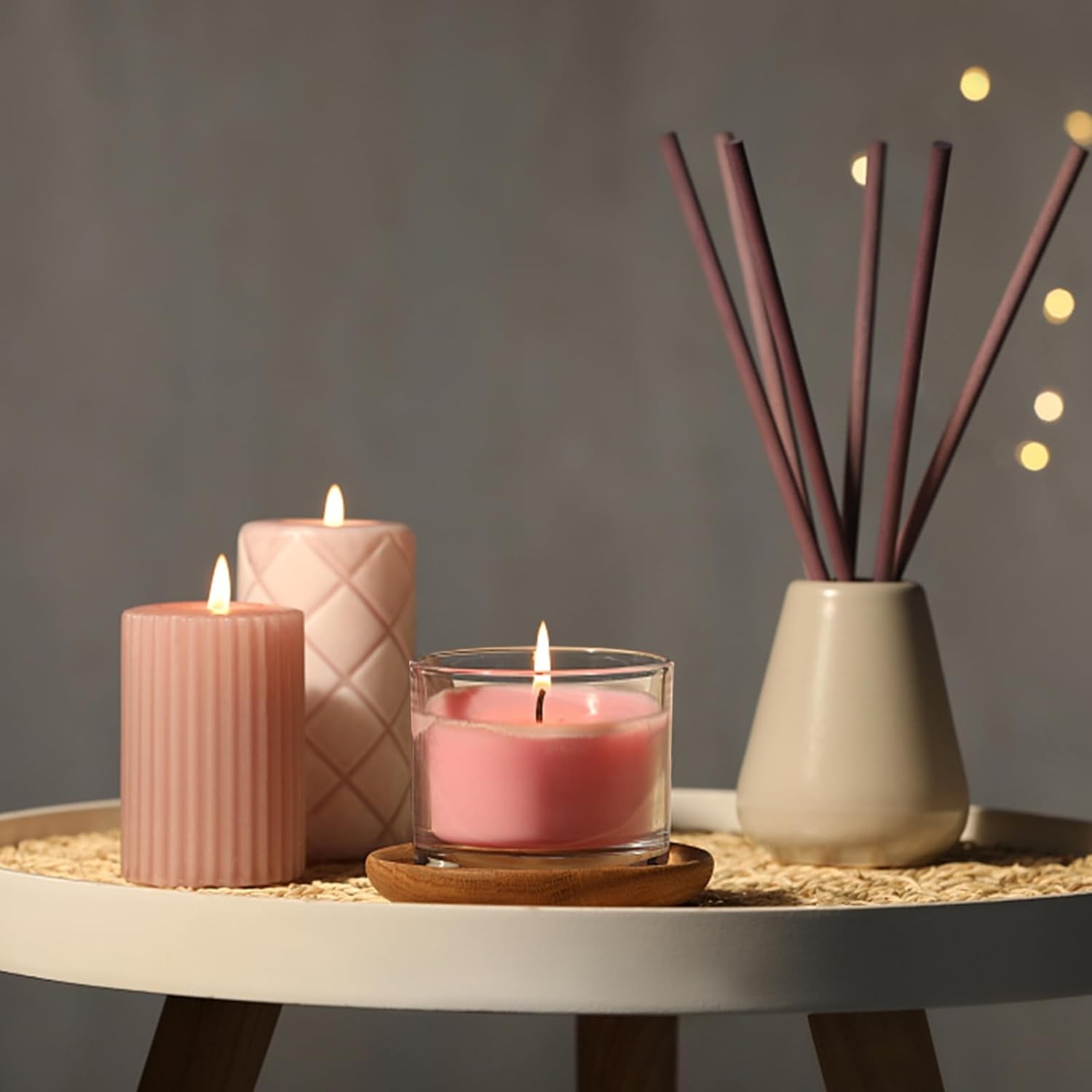 16oz Candle Jars 6 Pack - 3 Wick Large Empty Clear Glass Candle Making Vessels