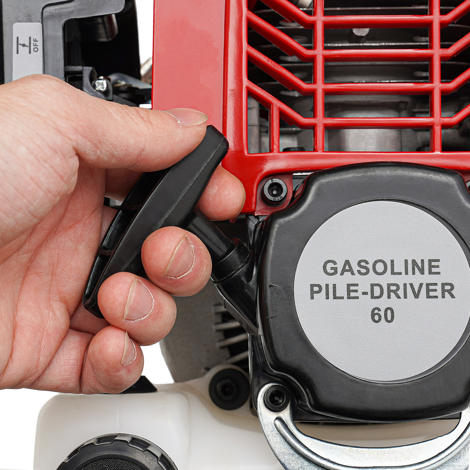 52CC Gas-Powered T Post Driver Engine Gasoline 2-stroke Fence Piling Pounder