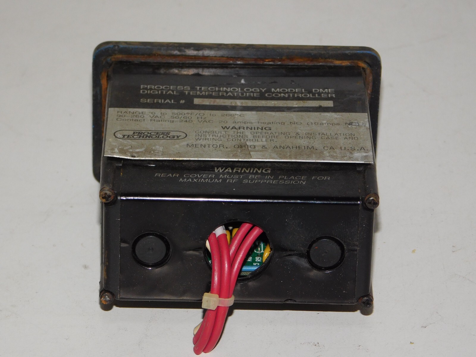 Process Technology DME Digital Display Temperature Controller Module Unit