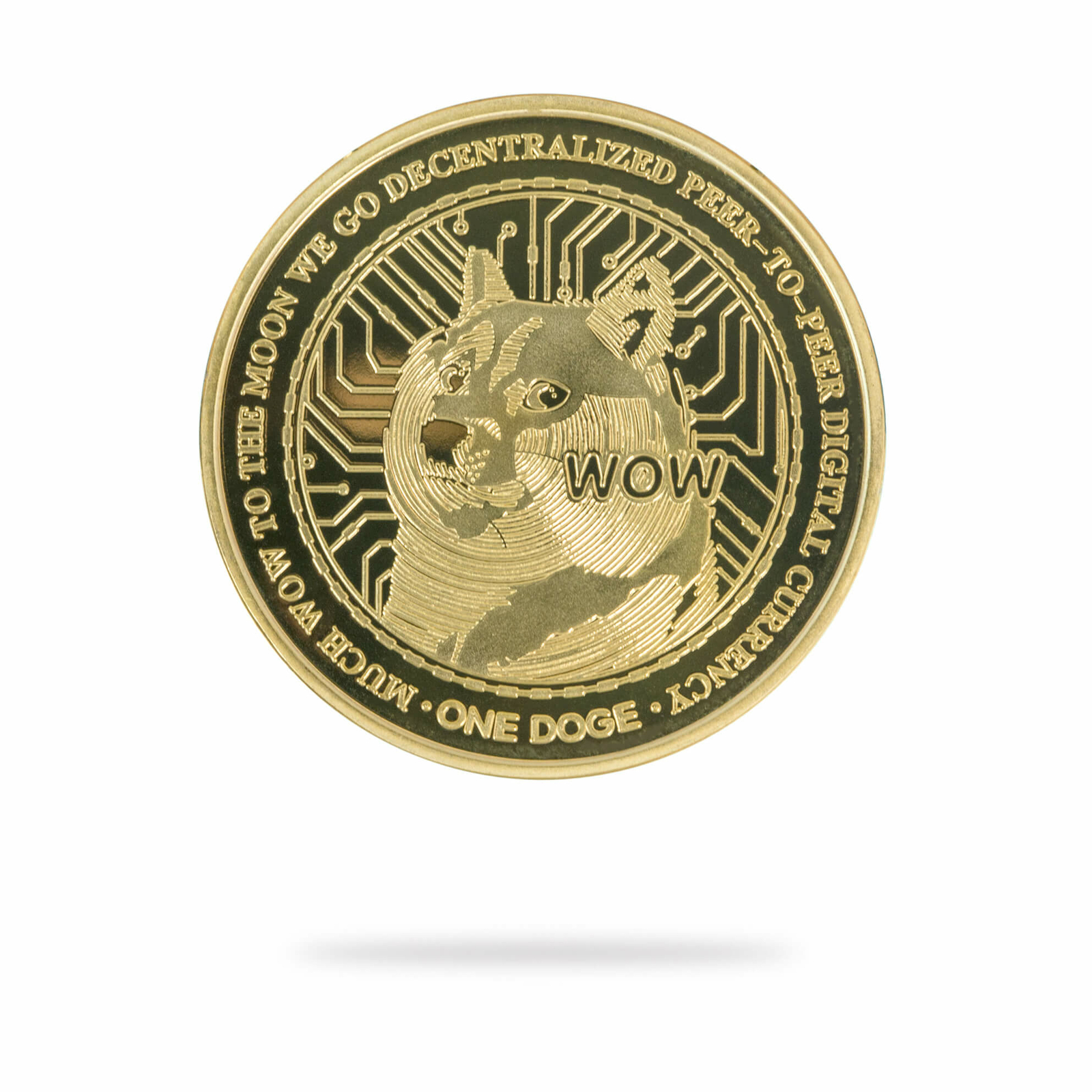 Dogecoin (DOGE) Physical Crypto Coin by Cryptochips | High Quality Collectables