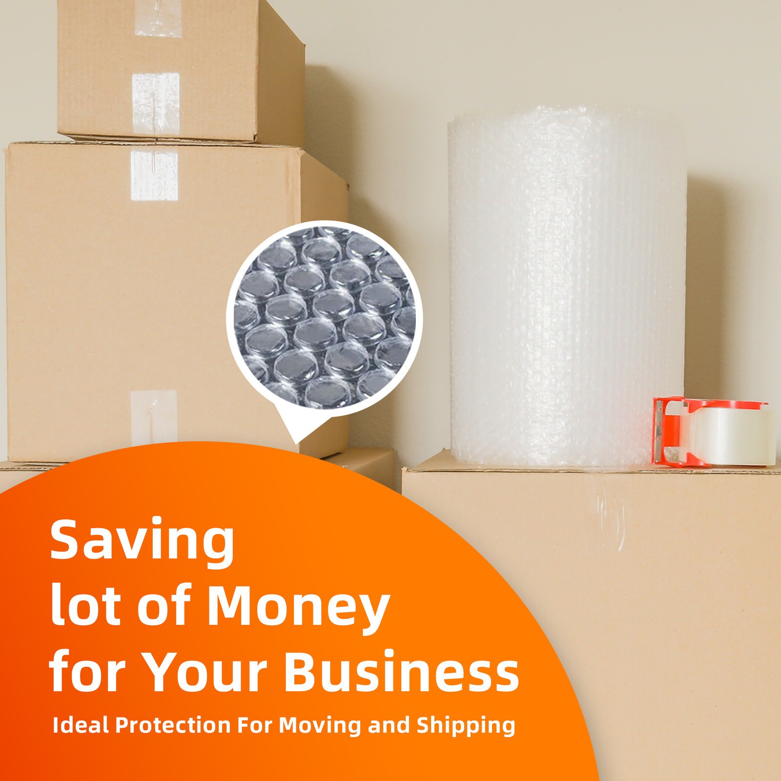 2 Rolls 3/16" Bubble Cushion Wrap 30'x12" Wide Each Roll Perforated Every 12"