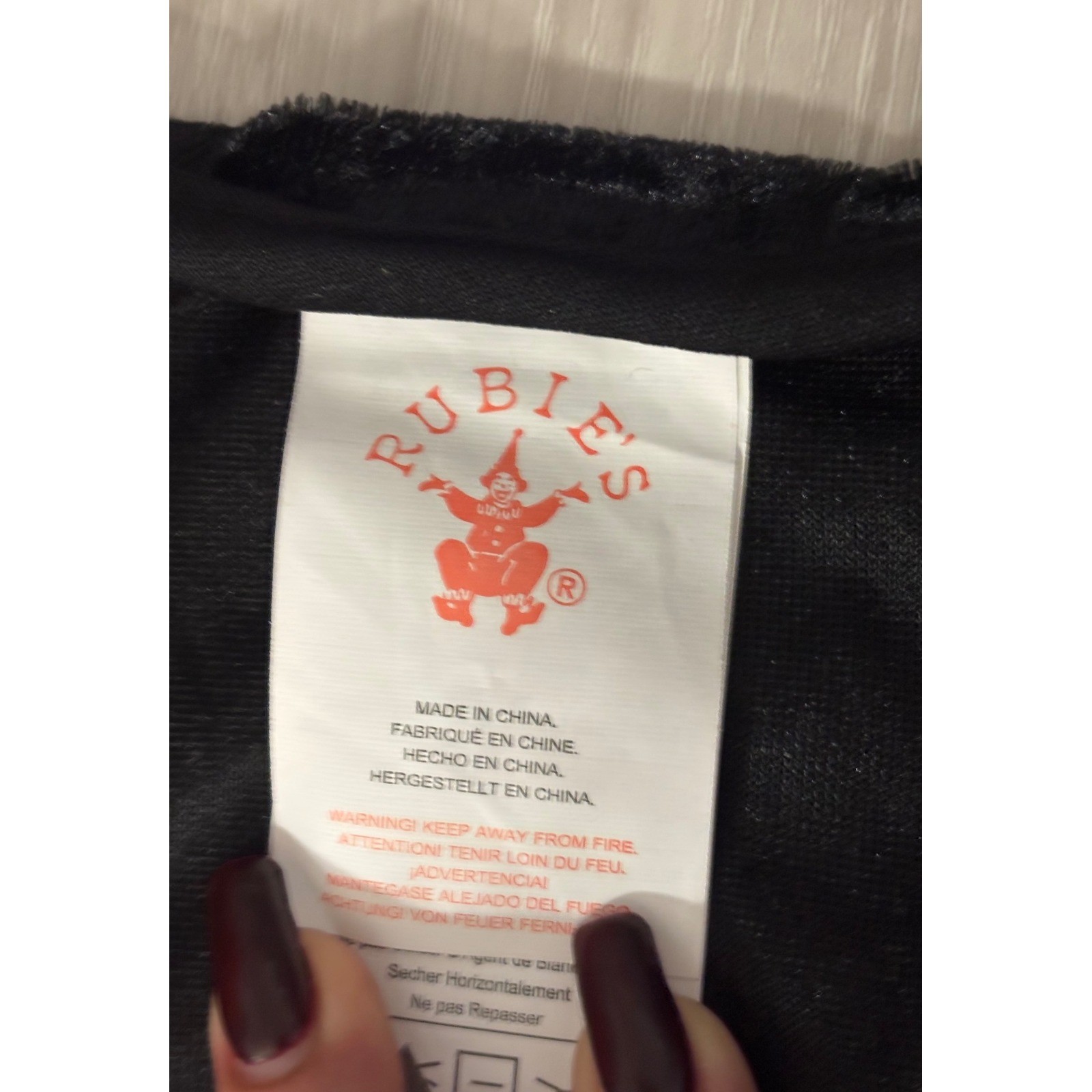 Rubies Evil Clown Costume Womens S Red Black Halloween Cosplay Dress Leggings