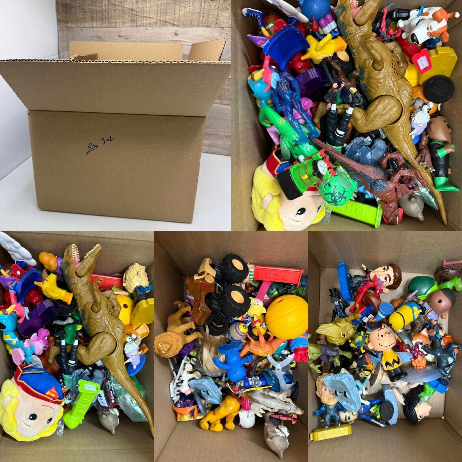 WHOLESALE LOT 8LB 3oz LOOSE Misc Childrens toys figures