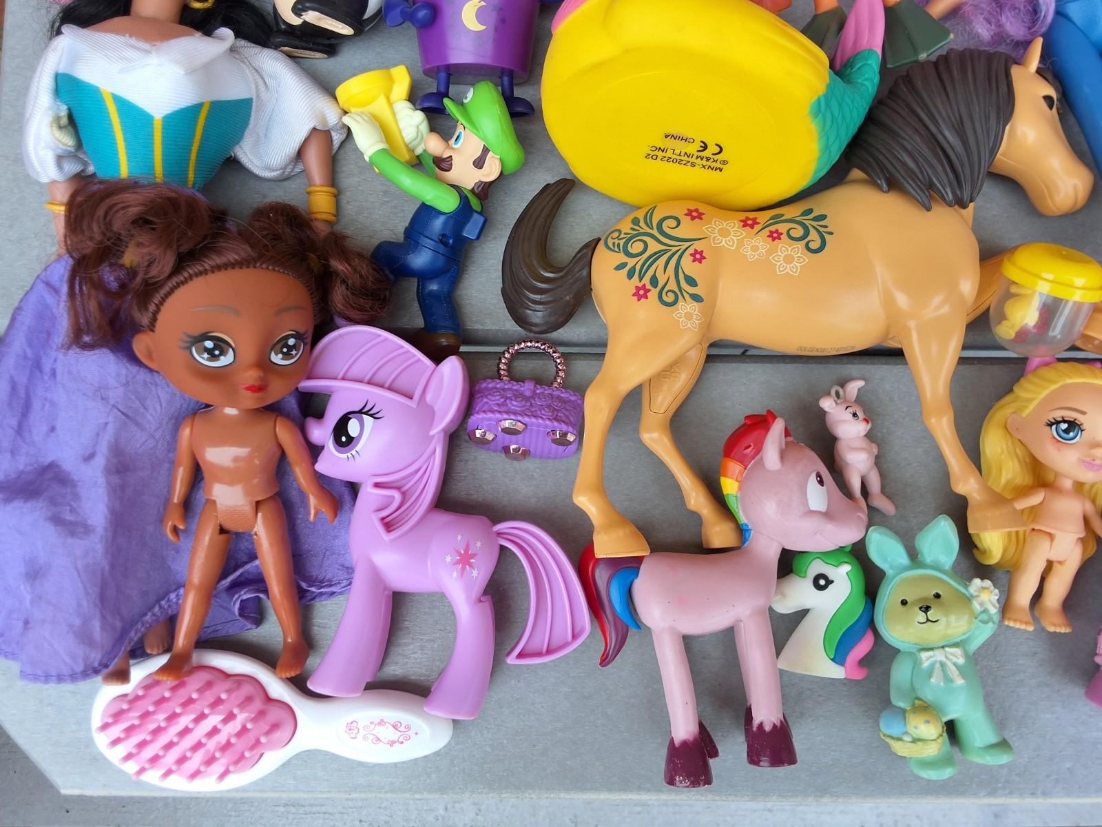 Kids Junk Drawer Lot - Girls Bottom of the Toy Box - Misfit Toys - 3 LBS of Junk