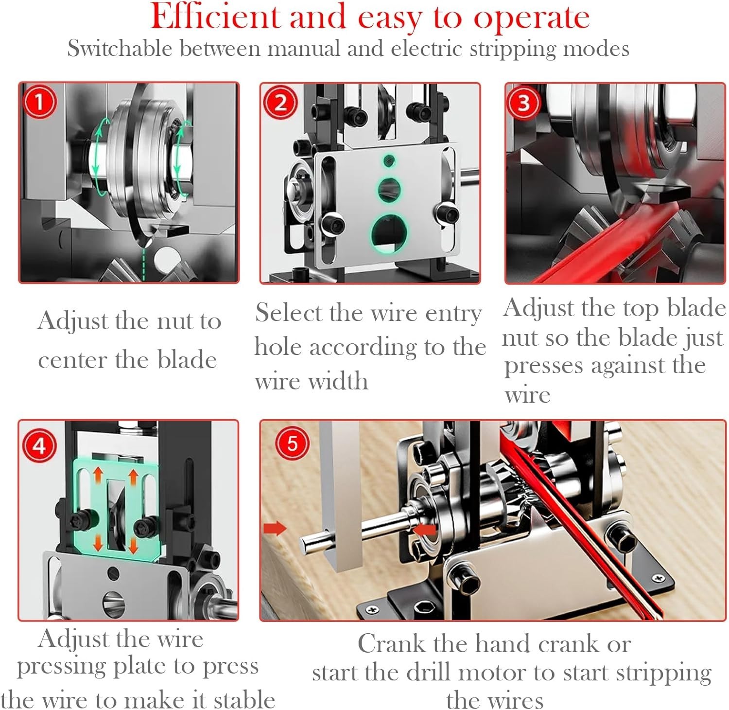 Máquina peladora manual de cables, máquina peladora de cables de cobre