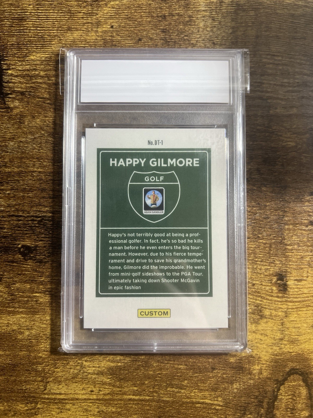 2025Custom Happy Gilmore Adam Sandler Holo Golf Downtown USA 10 Slab