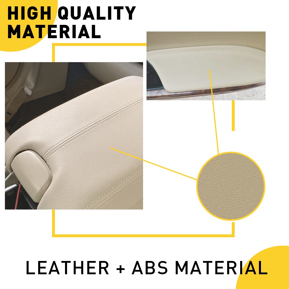 Door Armrest Hand Leather Arm Rest Cover Base Lid For Honda Accord 08-12 J