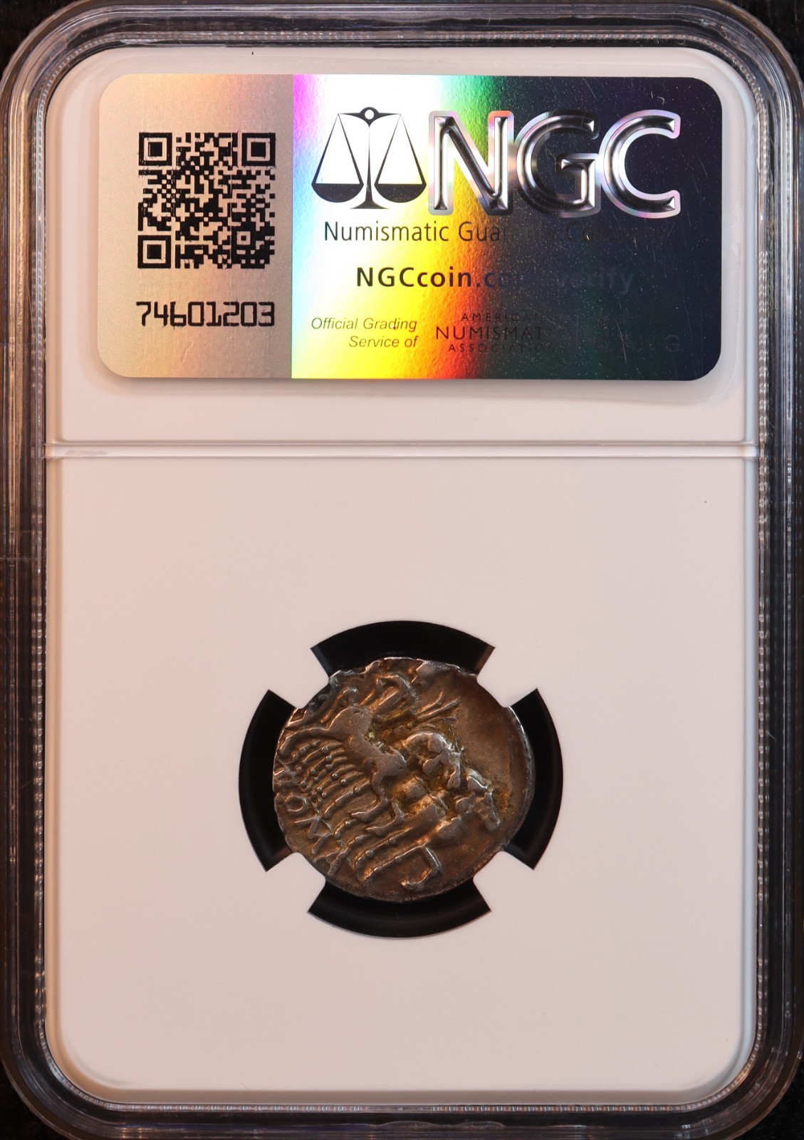 Roman Republic Vargunteius Denarius (130 BC) - NGC Ch. VF! Exquisite 5/5 Strike!